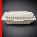 محصول یکبار مصرف ظرف دو پرسی گیاهی دربدار