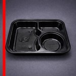 محصول یکبار مصرف یا پلاستیکی ظرف سلف 3 خانه