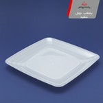 محصول یکبار مصرف یا پلاستیکی بشقاب نوئل سفید